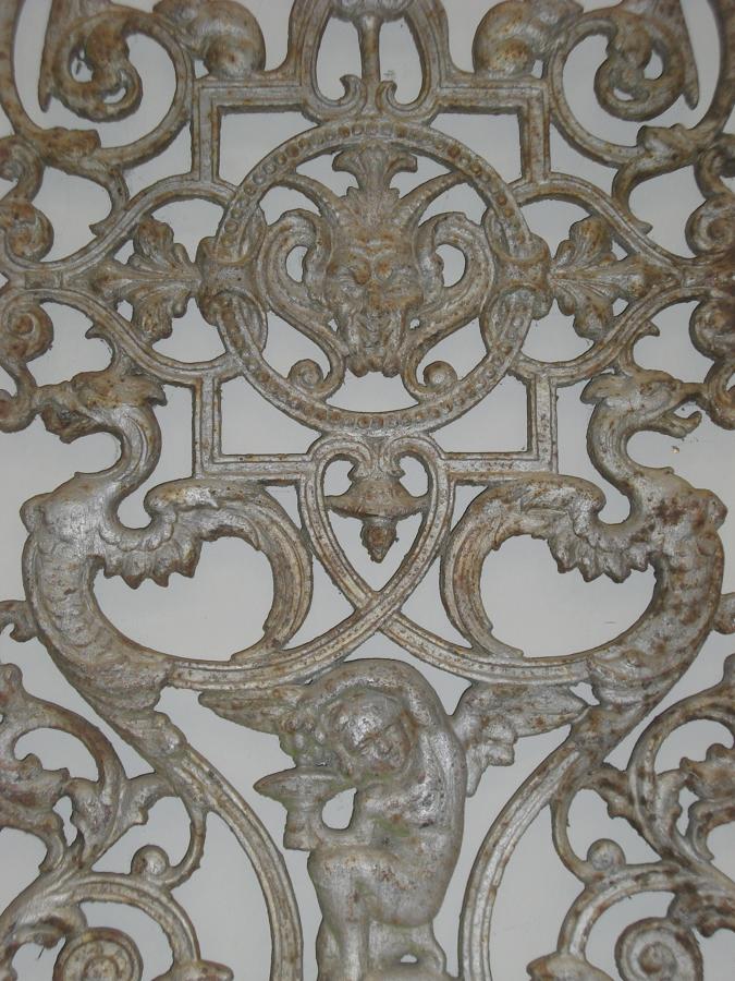 French Cast Iron Decorative Grill