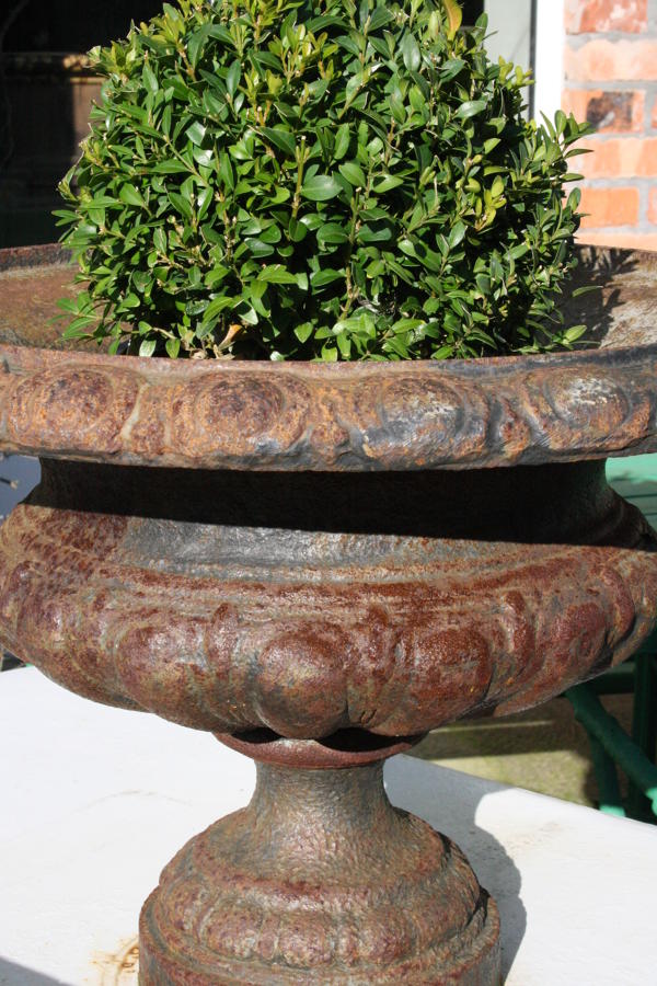 French Cast Iron Urn