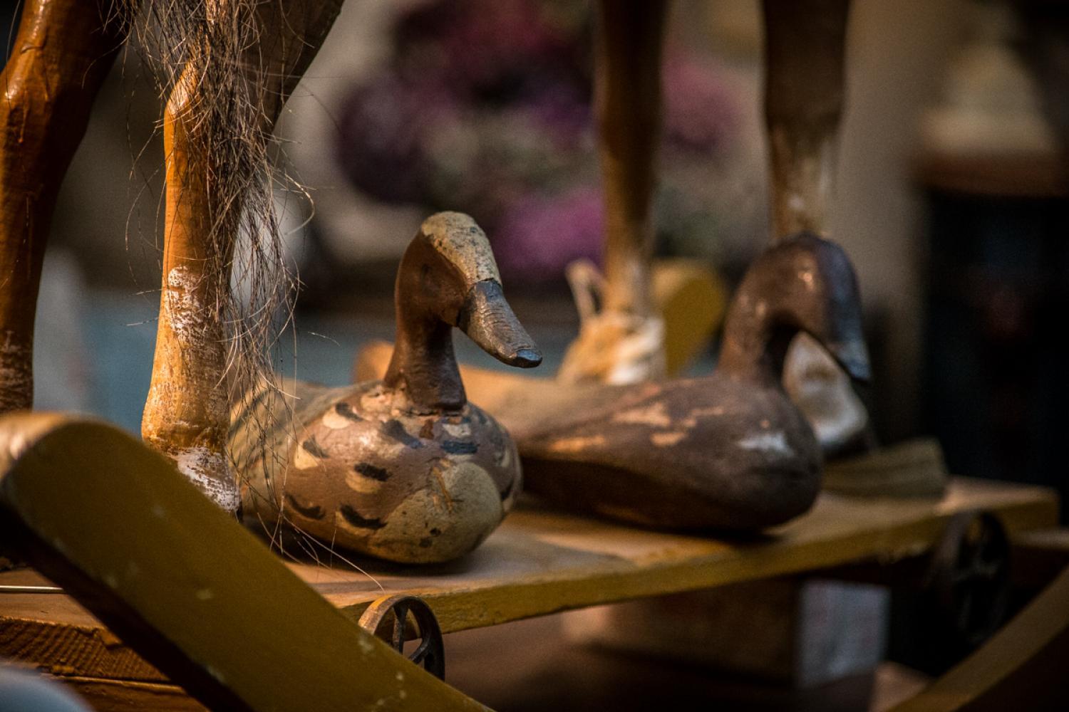 Quack, Quack Antique Wooden French Decoy Duck