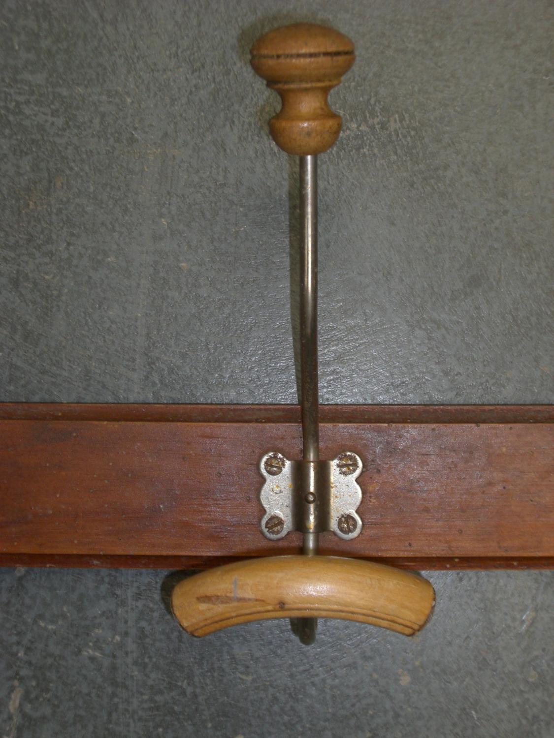 Antique French Coat Hooks (three hooks)