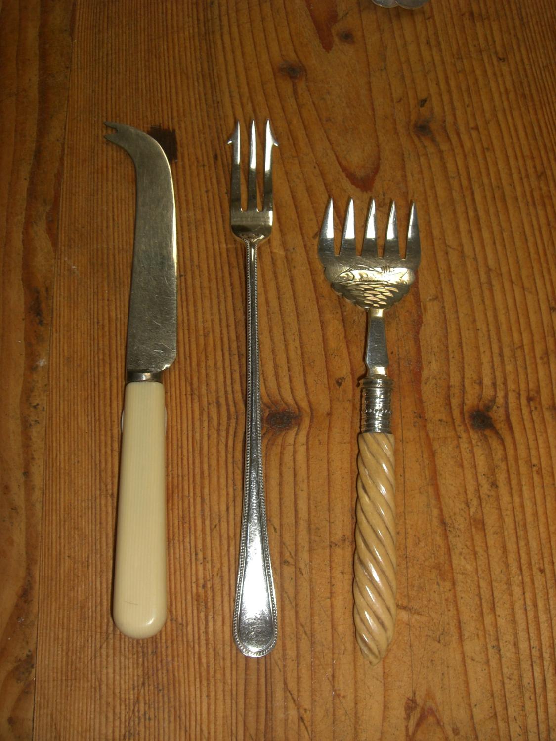 Selection of Vintage Serving Forks