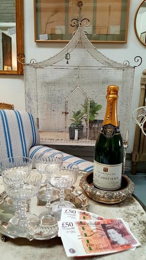 Vintage French Bird Cage