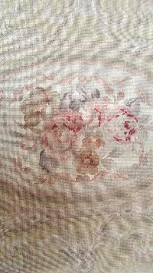 Vintage Aubusson Style Needlepoint Tapestry