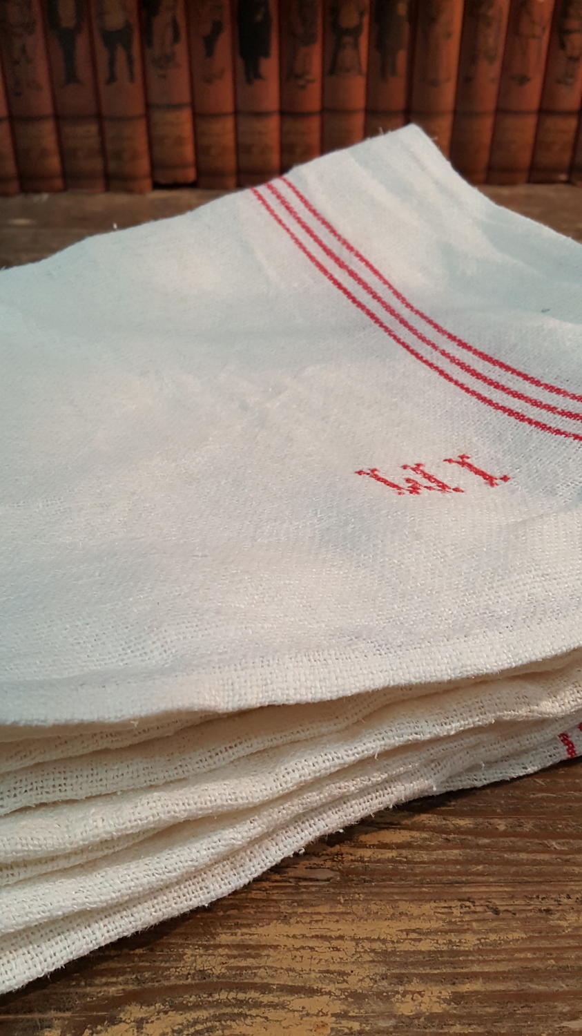 Selection of French Linen Kitchen Towels