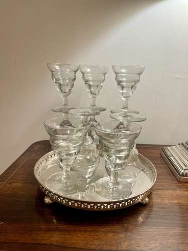 Set of 10 French apero glasses