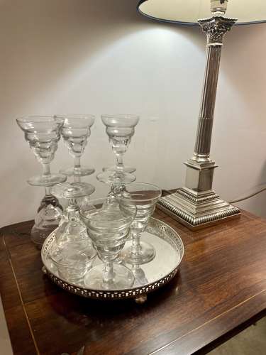 Set of 10 French apero glasses