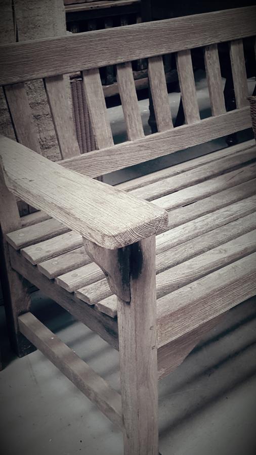 Vintage Teak Garden Bench