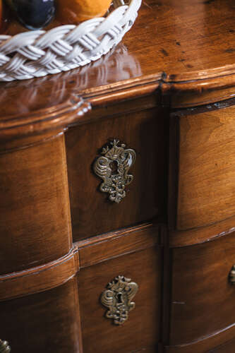 18th century French Walnut commode chest of drawers