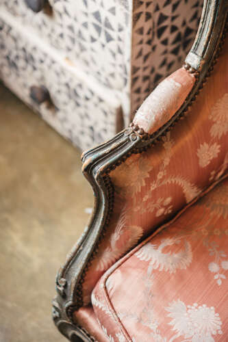 19th C French Louis XIV style armchair