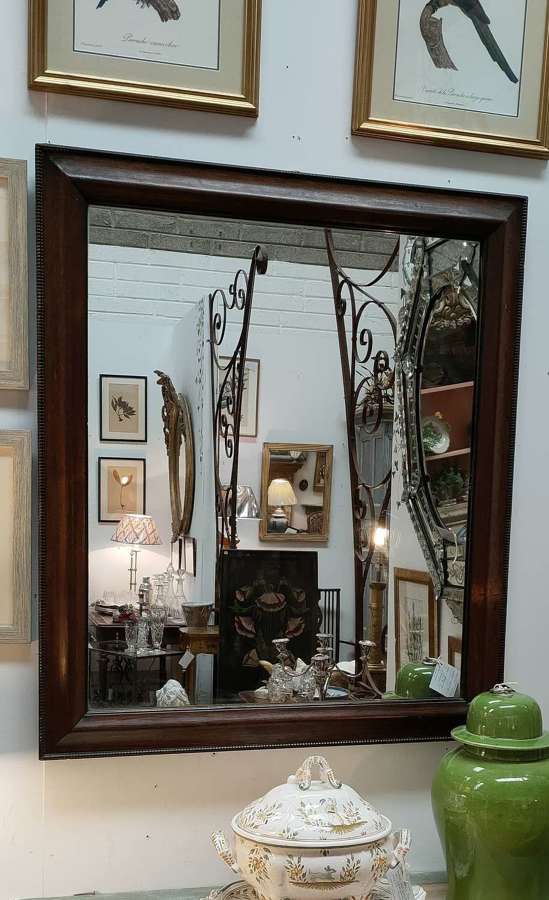 Louis Philippe French walnut mirror