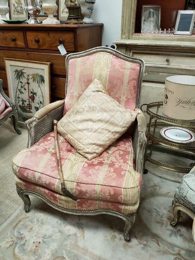 20th century French bergere armchair