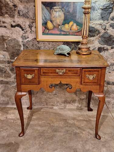 18th century oak lowboy
