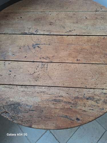 19th century French pine vendange table