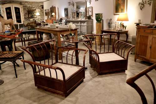 Sofa & 2 Armchairs