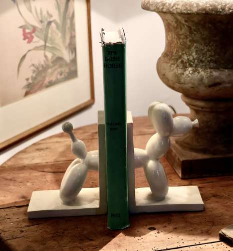 Jeff Koons style Book Ends