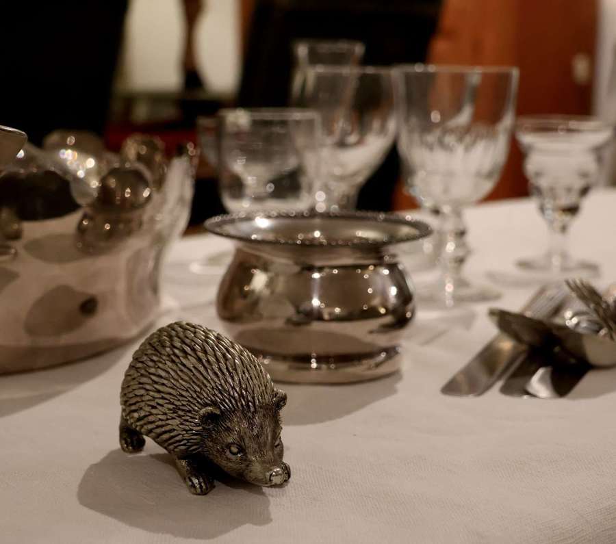 Silver plated Hedgehog