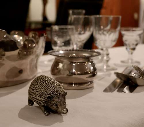 Silver plated Hedgehog