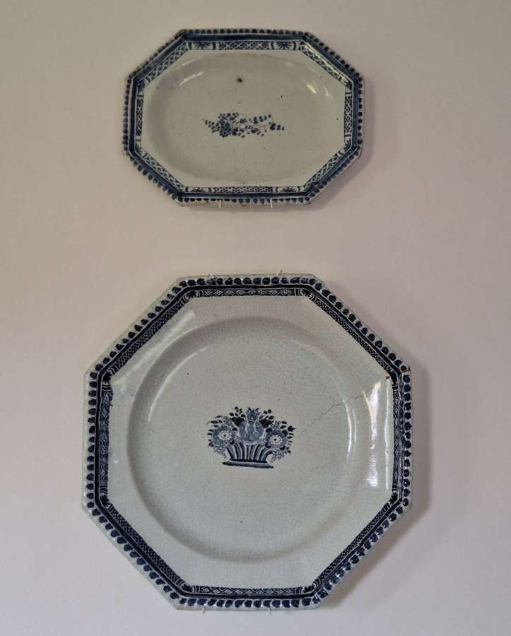 18th century Rouen platters