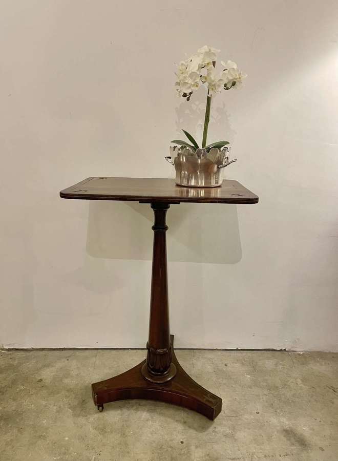 19th century Rosewood lamp table