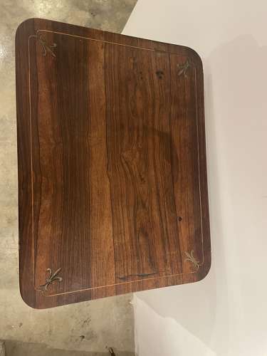 19th century Rosewood lamp table