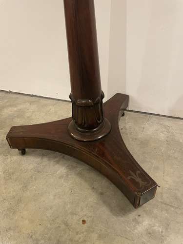 19th century Rosewood lamp table