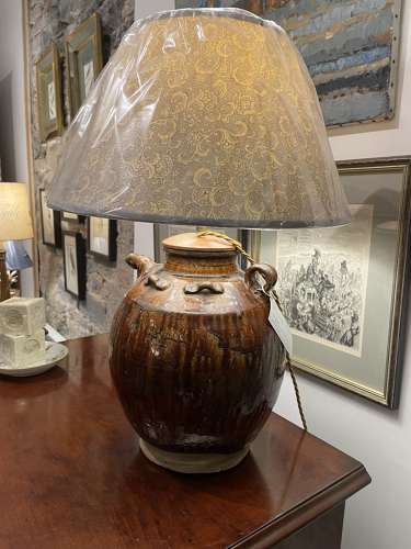 Glazed Ceramic Lamp