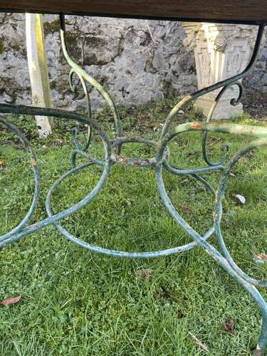 French round garden table c.1930