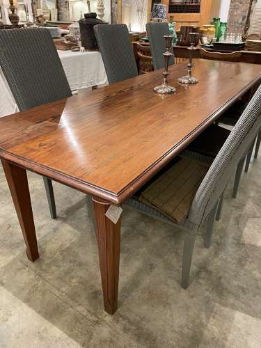 Antique French pitch pine farmhouse table