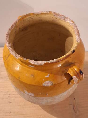 Antique French confit pot