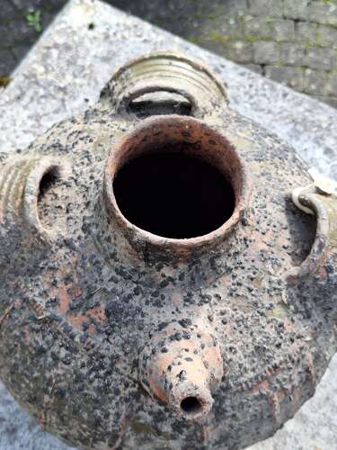18th century pottery walnut oil jar