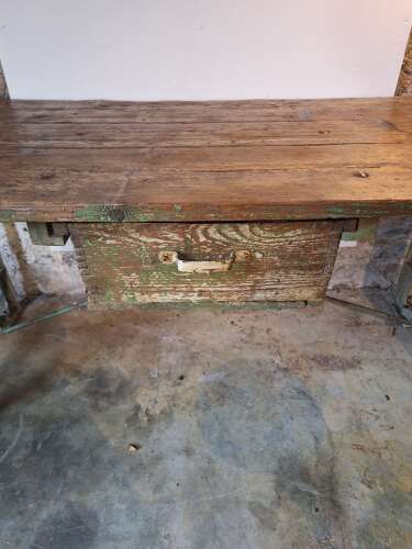 Mid century French workbench or kitchen island