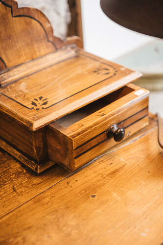 19th century pine dressing chest