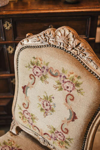19th century French Louis XVI occasional chair