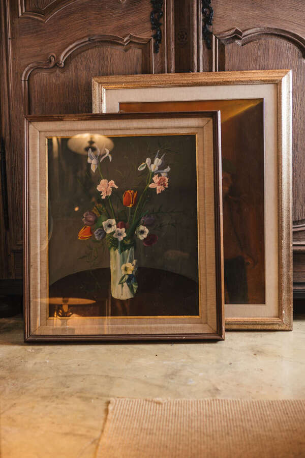 20th century Italian sill life oil on board